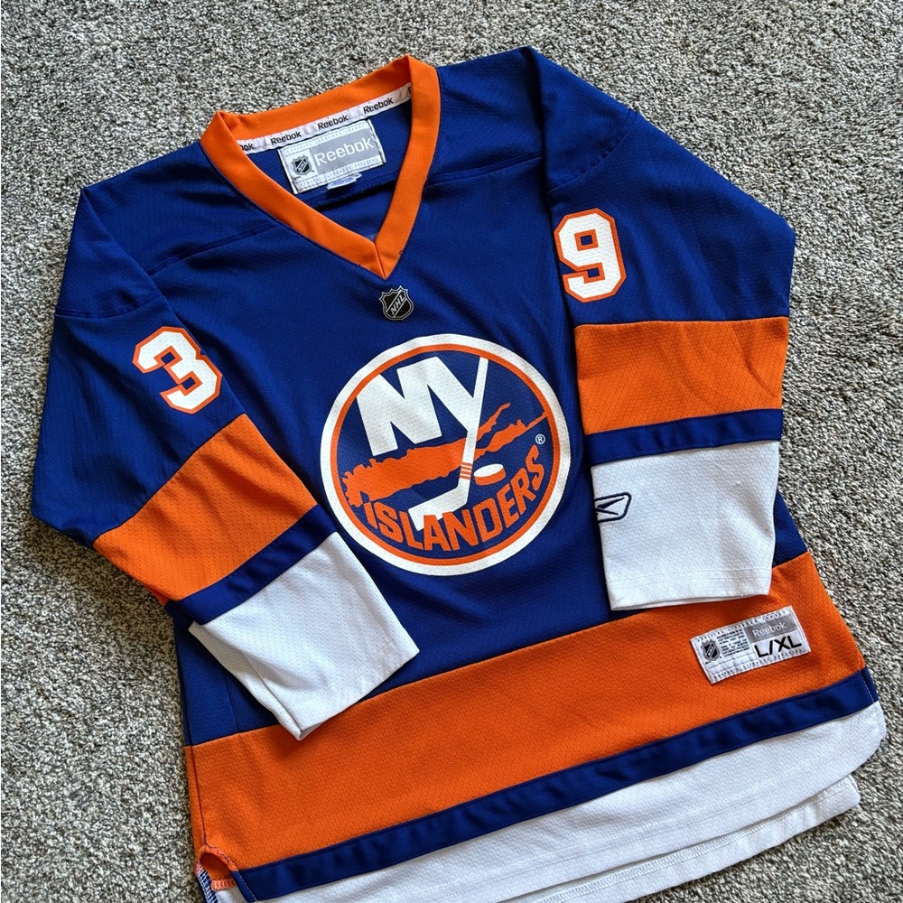Reebok Kids Blue and Orange Hockey Jersey